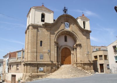 Restauración de la cornisa de la Iglesia de San Juan Bautista
