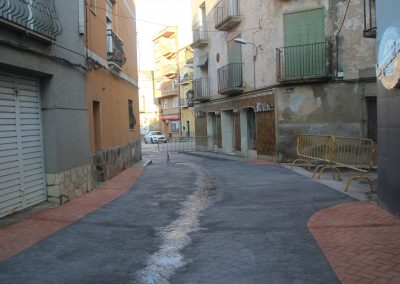 Renovación de redes y pavimentación de la calle Maella