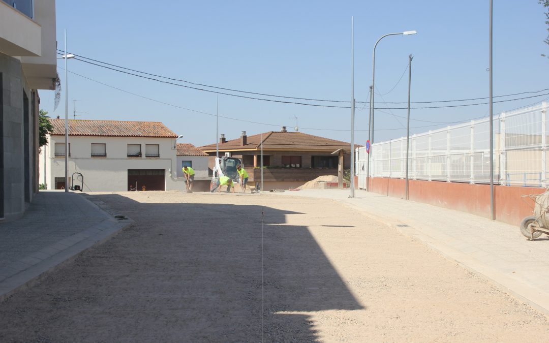 Obras en la calle Diputación. III Fase: ¡Lista para asfaltar!