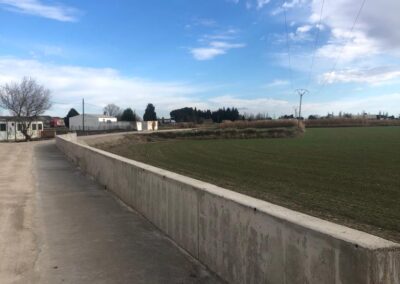 Mejora del vial de enlace del Casco Urbano a la piscina en Osera de Ebro